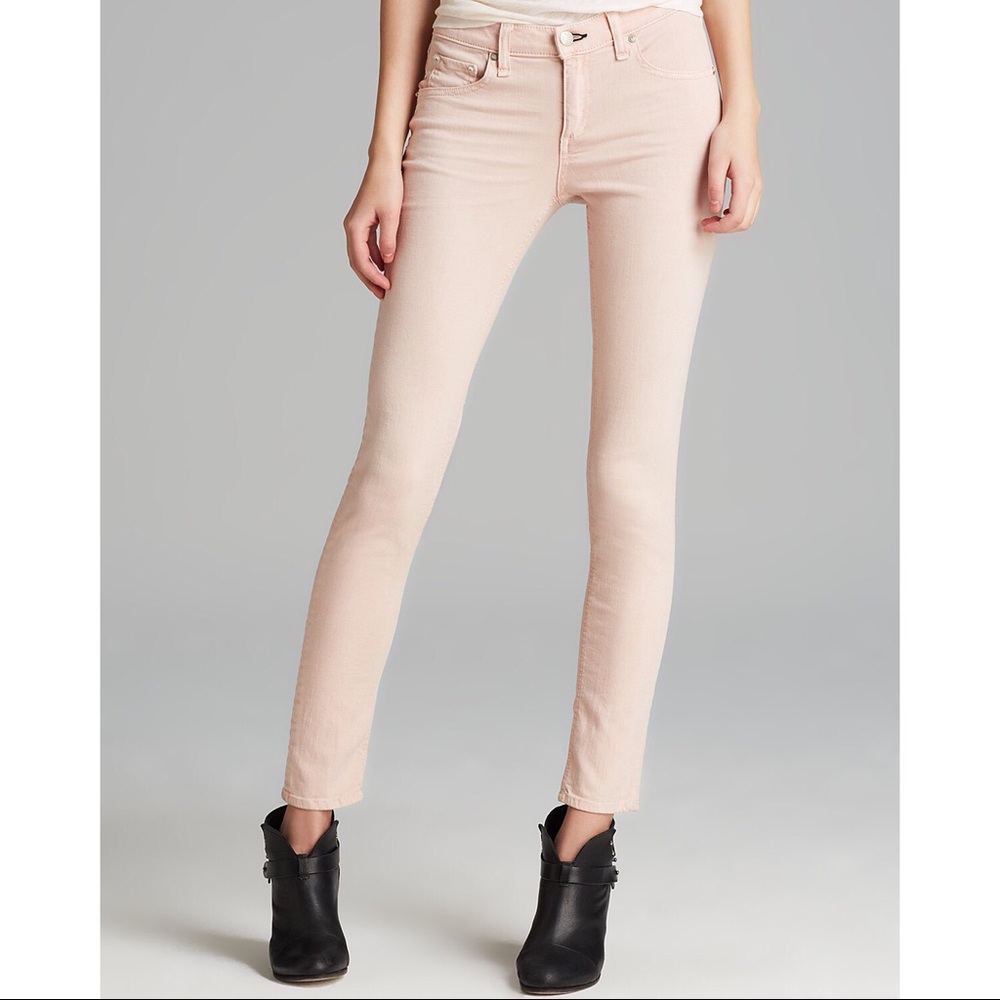 Pink/ Peach Skinny Jean by Rag & Bone